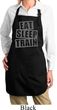 Ladies Apron Eat Sleep Train Full Length Apron with Pockets