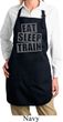 Ladies Apron Eat Sleep Train Full Length Apron with Pockets