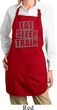 Ladies Apron Eat Sleep Train Full Length Apron with Pockets