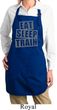 Ladies Apron Eat Sleep Train Full Length Apron with Pockets