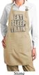 Ladies Apron Eat Sleep Train Full Length Apron with Pockets