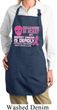 Ladies Apron Halloween Cancer Deadly Full Length Apron with Pockets