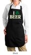 Ladies Apron I Love Beer Full Length Apron with Pockets