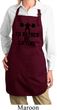 Ladies Apron I Rather Be Lifting Full Length Apron with Pockets