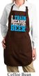 Ladies Apron I Train For Beer Full Length Apron with Pockets