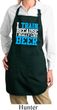 Ladies Apron I Train For Beer Full Length Apron with Pockets