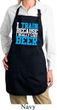 Ladies Apron I Train For Beer Full Length Apron with Pockets