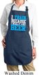 Ladies Apron I Train For Beer Full Length Apron with Pockets