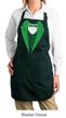 Ladies Apron Irish Tuxedo Full Length Apron with Pockets