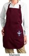 Ladies Apron Legend Lives Bottom Print Full Length Apron with Pockets