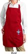 Ladies Apron Legend Lives Bottom Print Full Length Apron with Pockets