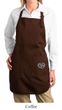 Ladies Apron OM Heart Side Pocket Print Full Length Apron with Pockets