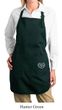 Ladies Apron OM Heart Side Pocket Print Full Length Apron with Pockets