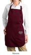 Ladies Apron OM Heart Side Pocket Print Full Length Apron with Pockets