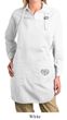 Ladies Apron OM Heart Side Pocket Print Full Length Apron with Pockets