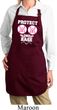 Ladies Apron Protect 2nd Base Full Length Apron with Pockets
