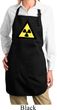 Ladies Apron Radioactive Triangle Full Length Apron with Pockets