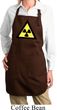 Ladies Apron Radioactive Triangle Full Length Apron with Pockets