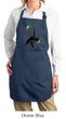 Ladies Apron Rasta Triangle Full Length Apron with Pockets