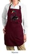 Ladies Apron Rasta Triangle Full Length Apron with Pockets