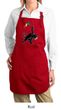 Ladies Apron Rasta Triangle Full Length Apron with Pockets