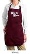 Ladies Apron Say My Name Full Length Apron with Pockets