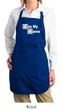 Ladies Apron Say My Name Full Length Apron with Pockets