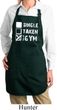 Ladies Apron Single Taken At The Gym Full Length Apron with Pockets