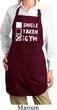 Ladies Apron Single Taken At The Gym Full Length Apron with Pockets