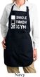 Ladies Apron Single Taken At The Gym Full Length Apron with Pockets
