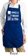 Ladies Apron Single Taken At The Gym Full Length Apron with Pockets
