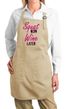 Ladies Apron Squat Now Wine Later Full Length Apron with Pockets
