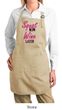 Ladies Apron Squat Now Wine Later Full Length Apron with Pockets