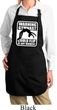 Ladies Apron Warning Gymnast Could Flip Full Length Apron with Pockets