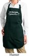 Ladies Apron White Eat Sleep Gymnastics Full Length Apron with Pockets
