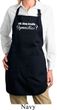 Ladies Apron White Eat Sleep Gymnastics Full Length Apron with Pockets