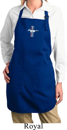 Ladies Apron Legend Lives Crest Full Length Apron with Pockets