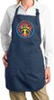 Ladies Apron Psychedelic Peace Full Length Apron with Pockets