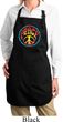 Ladies Apron Psychedelic Peace Full Length Apron with Pockets