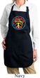 Ladies Apron Psychedelic Peace Full Length Apron with Pockets