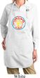 Ladies Apron Psychedelic Peace Full Length Apron with Pockets