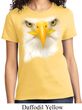 Ladies Bald Eagle Shirt Big Bald Eagle Face Tee T-Shirt