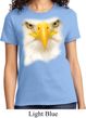 Ladies Bald Eagle Shirt Big Bald Eagle Face Tee T-Shirt