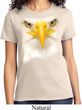 Ladies Bald Eagle Shirt Big Bald Eagle Face Tee T-Shirt