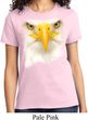Ladies Bald Eagle Shirt Big Bald Eagle Face Tee T-Shirt