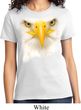 Ladies Bald Eagle Shirt Big Bald Eagle Face Tee T-Shirt
