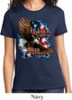 Ladies Biker Shirt American By Birth Tee T-Shirt