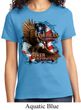 Ladies Biker Shirt American By Birth Tee T-Shirt