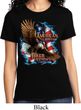 Ladies Biker Shirt American By Birth Tee T-Shirt
