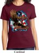 Ladies Biker Shirt American By Birth Tee T-Shirt